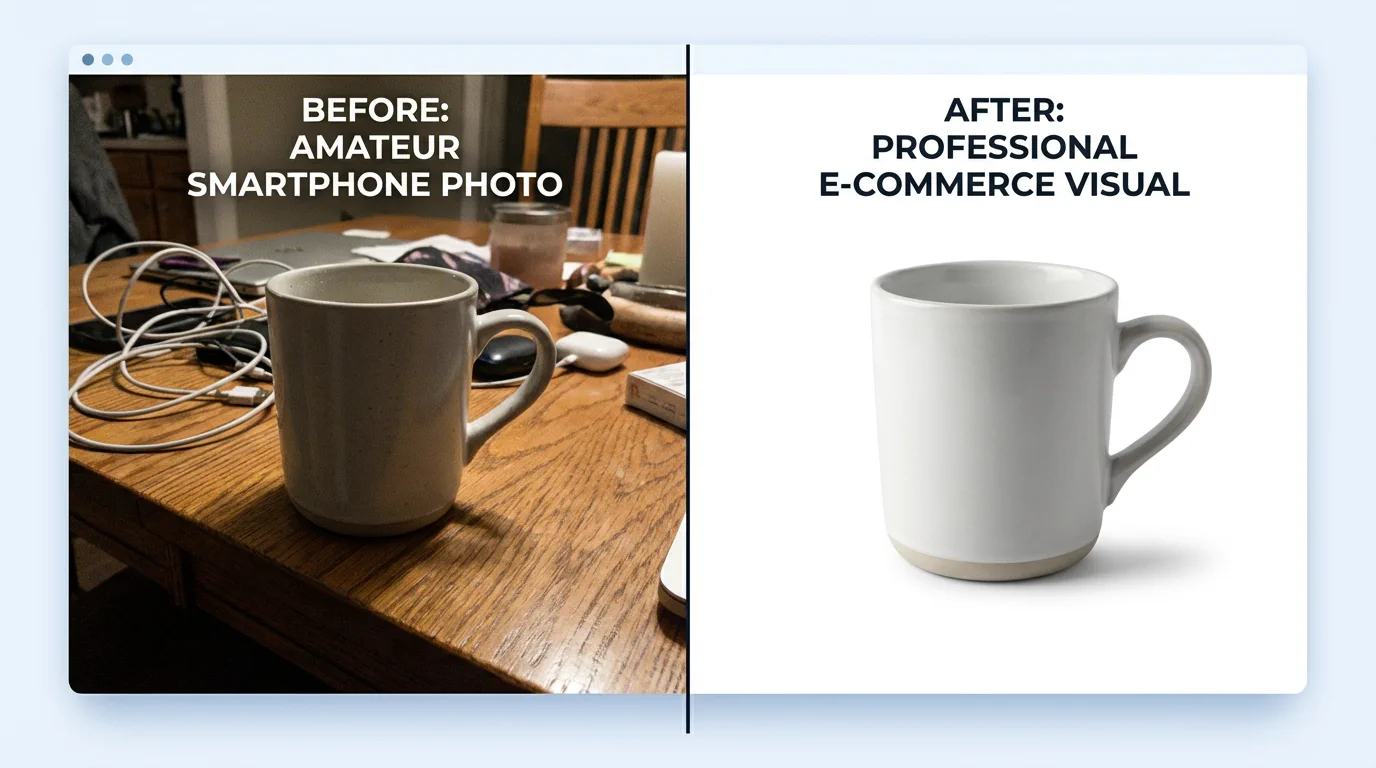 AI transforming product photography for e-commerce