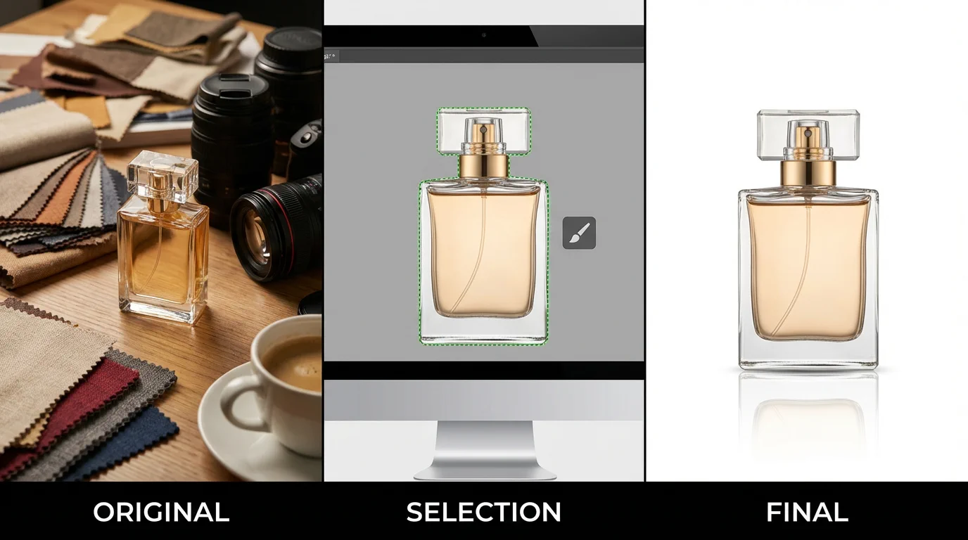 AI background removal for product photography